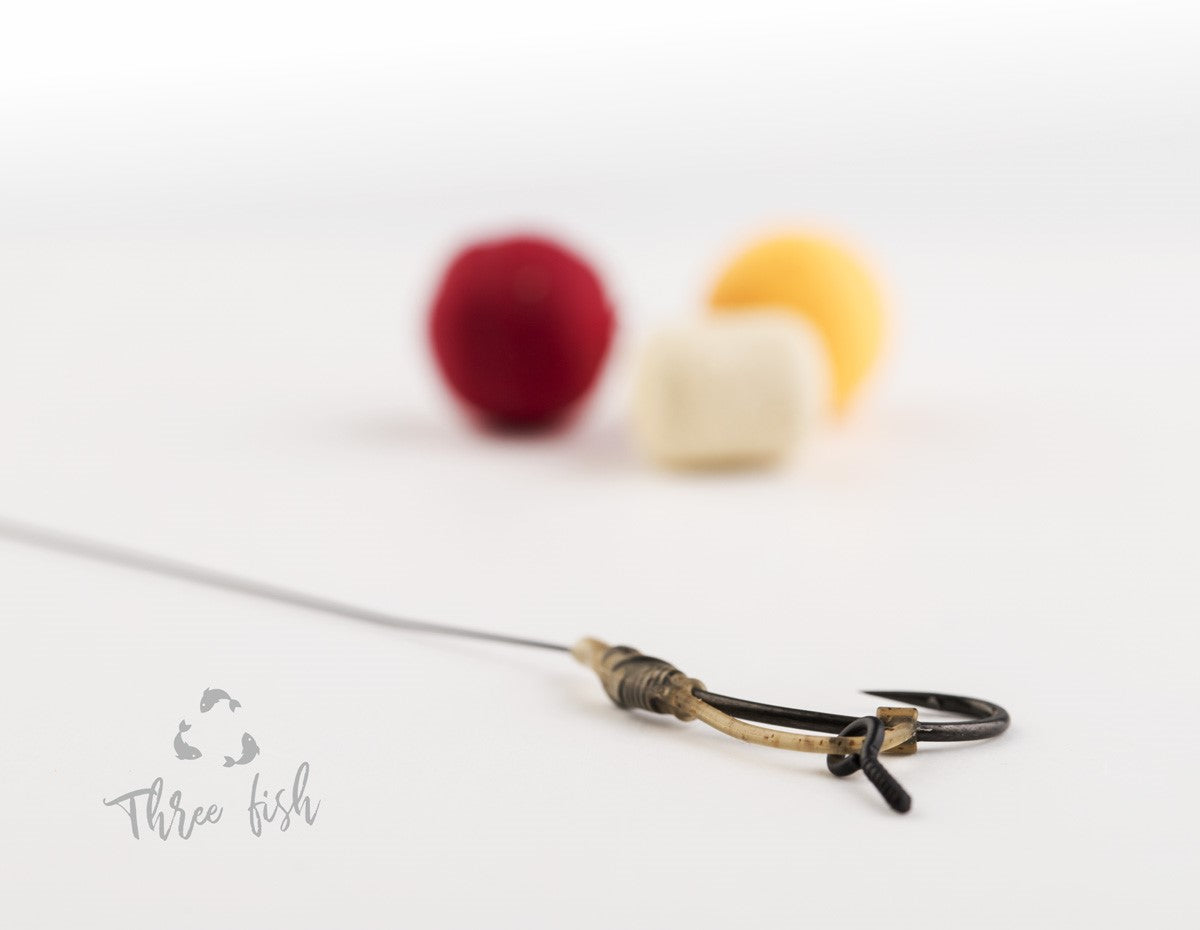 Haki zamontowany Zfish Monofilamentowy zestaw D-Rig