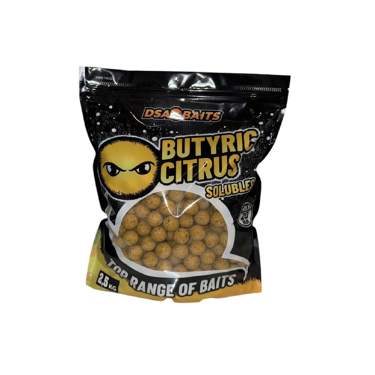 Boilies Rozpuszczalny DSA Baits Top Range Butyric Citrus 20 mm 2,5 kg