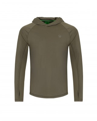 Koszulka techniczna Korda Ciemny khaki UPF
