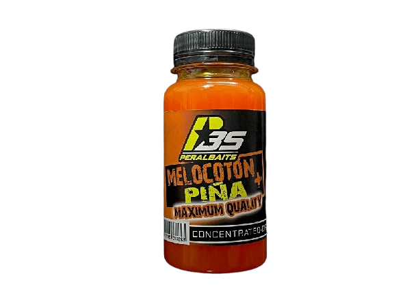 Dip Peralbaits Melocotón Piña 150 ml - Tienda Carpfishing