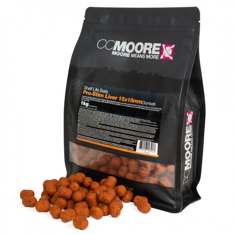 Dumbells Ccmoore Pro-Stim Liver 10-15 mm - Tienda Carpfishing
