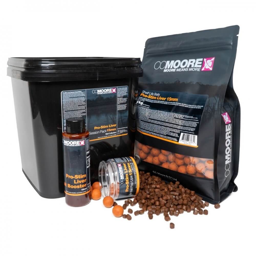 Session Pack Ccmoore Pro-Stim Liver 15 mm - Tienda Carpfishing