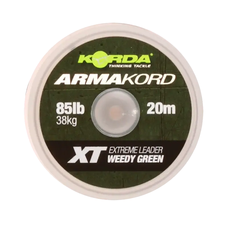 Trenzado Korda Arma Kord XT Verde 20 m - Tienda Carpfishing
