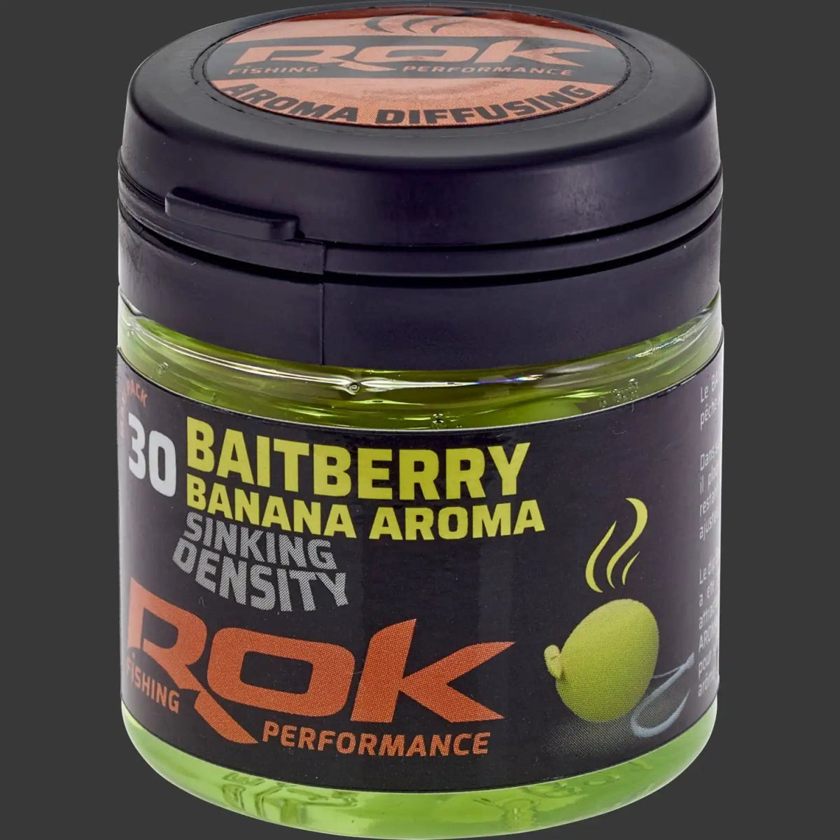 Baitberry Rok Fishing Sinking Density Banana Amarillo - Tienda Carpfishing