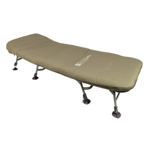 Bed Chair con saco de dormir Mikado Enclave 8 patas - Tienda Carpfishing