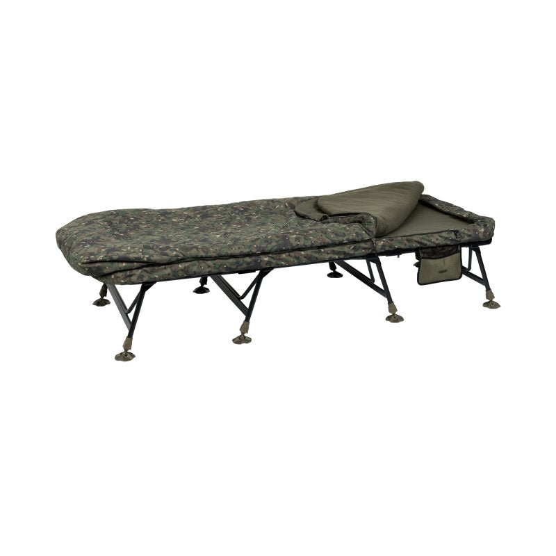 Bed Chair con saco de dormir Trakker Wide Levelite ELS - MF - Tienda Carpfishing