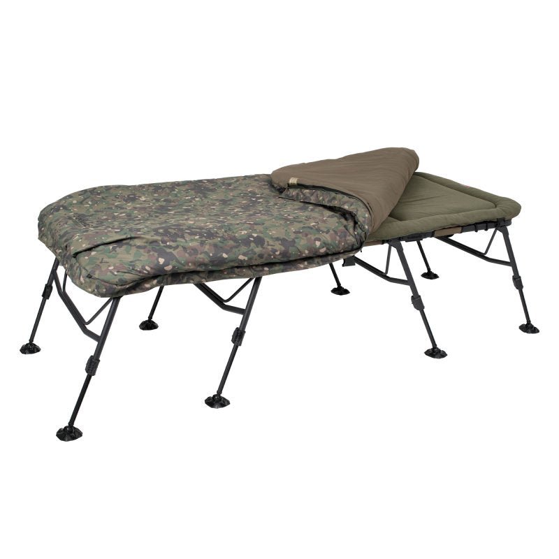 Bed Chair Trakker RLX Camo Wide 8 patas - Tienda Carpfishing