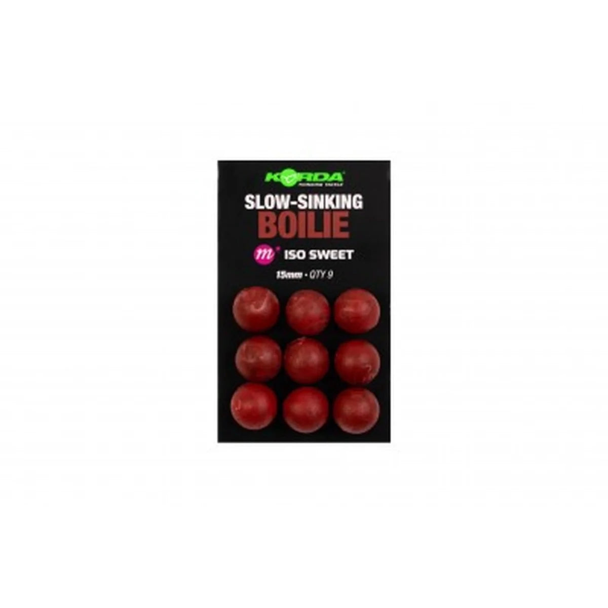 Boilies Slow Sinking Korda ISO Sweet 15 mm - Tienda Carpfishing