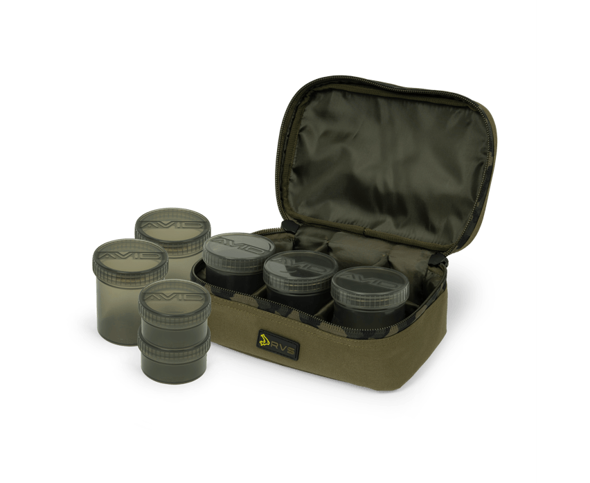 Bolso Avid Carp RVS 8 - POT Hookbait - Tienda Carpfishing