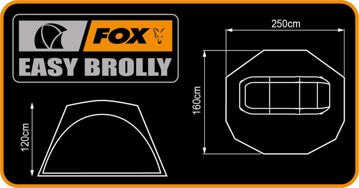 Brolly Fox Easy - Tienda Carpfishing