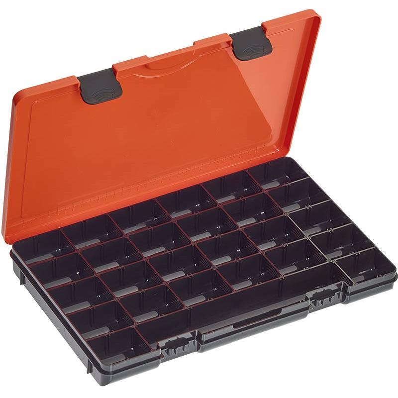 Caja Rok Fishing Hookbait Box 371 Naranja y Negro - Tienda Carpfishing