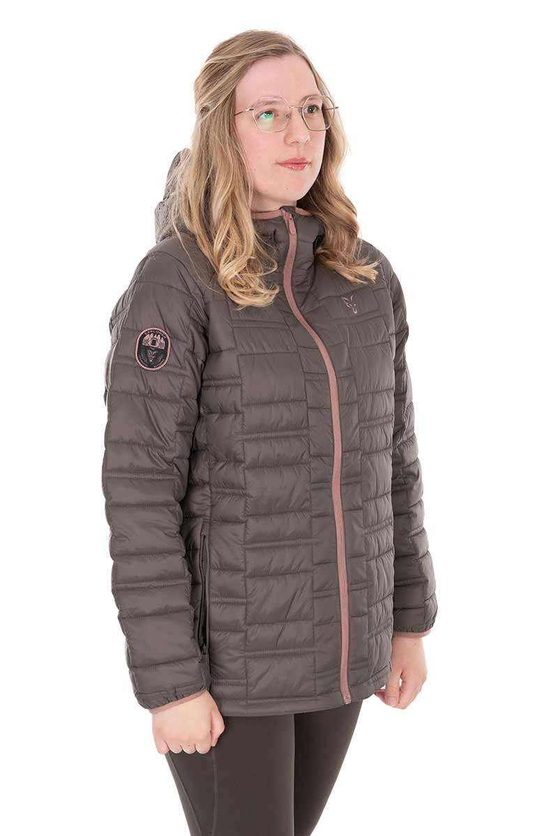 Chaqueta Fox Explorer acolchada para mujer - Tienda Carpfishing