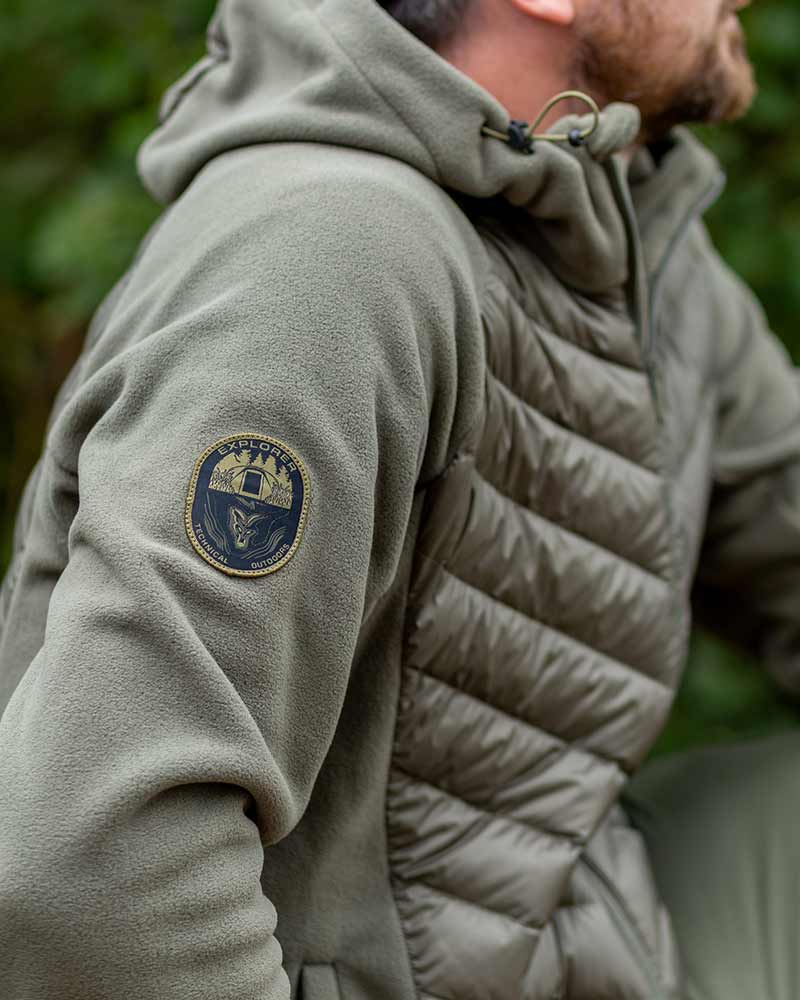 Chaqueta Fox Explorer Fleece con capucha - Tienda Carpfishing