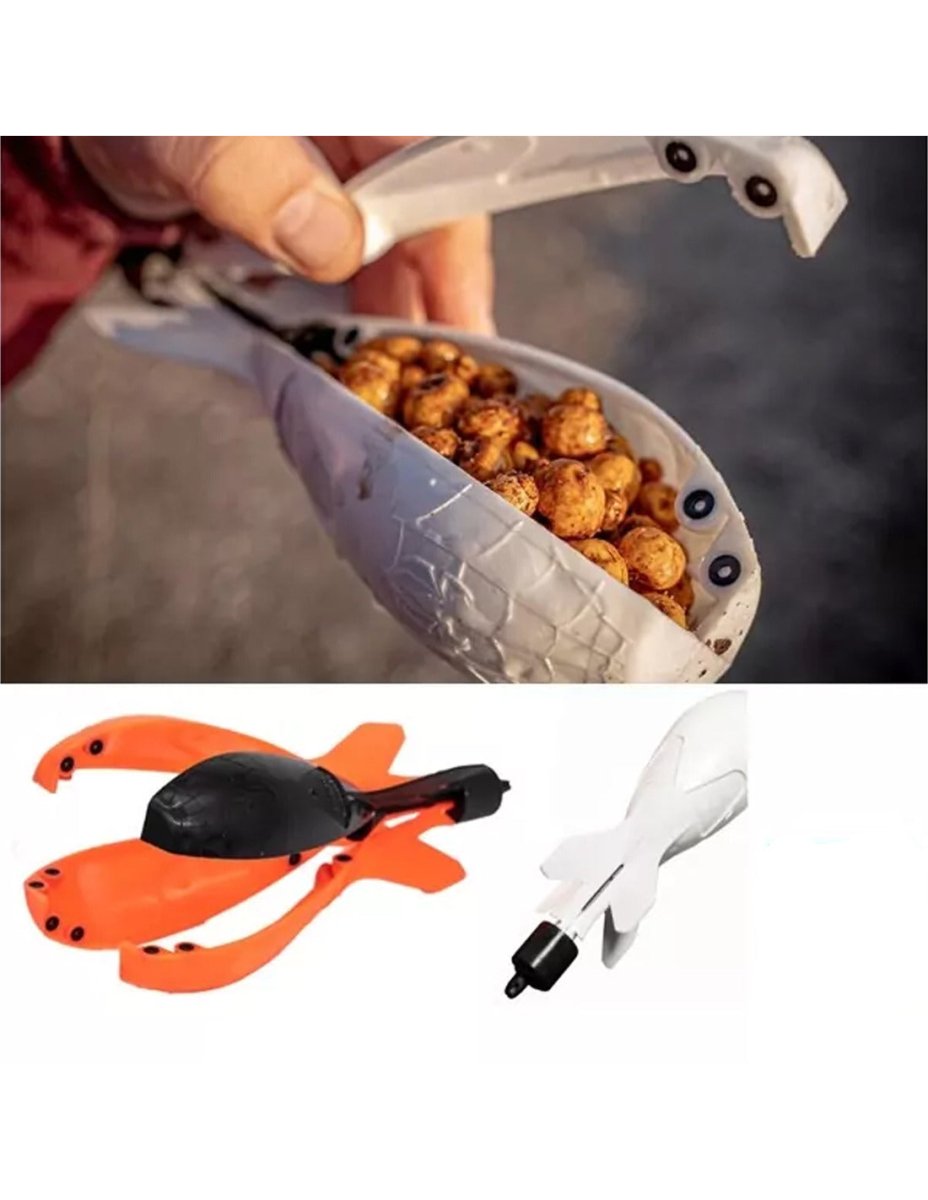 Cohete cebador Wolf Blanco grande - Tienda Carpfishing