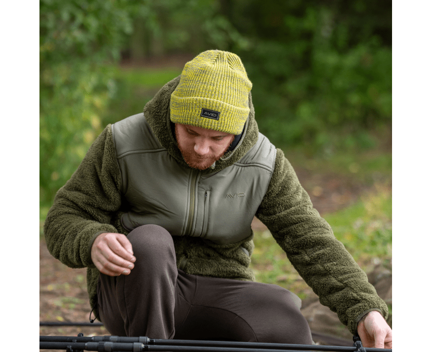 Gorro Avid Carp Marl Amarillo - Tienda Carpfishing