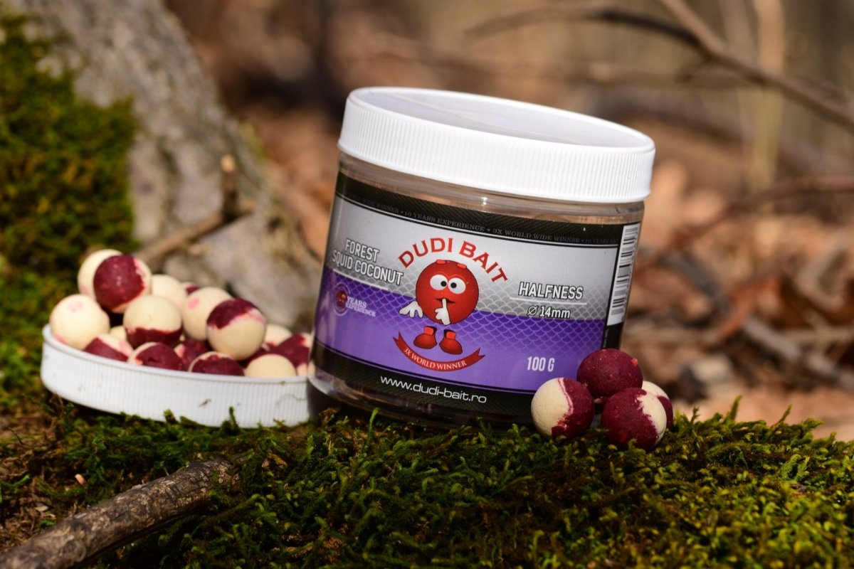 Halfness Dudi Bait Forest Squid Coco 14 mm - Tienda Carpfishing