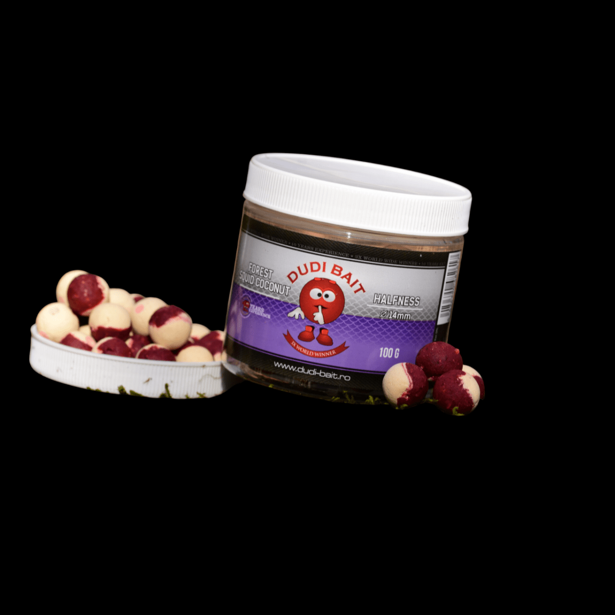 Halfness Dudi Bait Forest Squid Coco 14 mm - Tienda Carpfishing