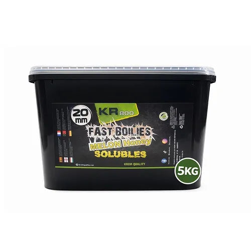 Boilies Rozpuszczalny Krom Quality KR800 Melon Honey 20 mm 5 kg