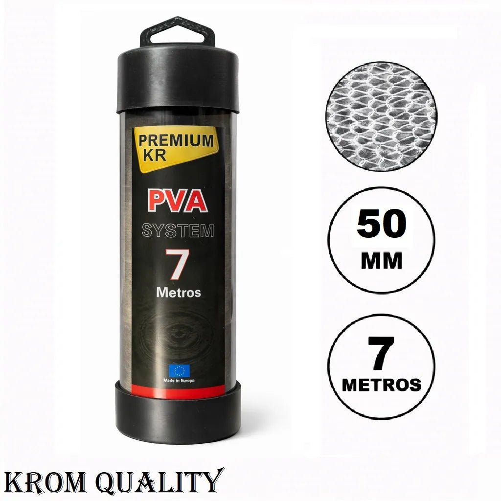 Malla PVA Krom Quality System 50MM 7M - Tienda Carpfishing