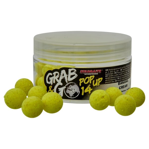 Pop Ups Starbaits Grab Go Banana Cream 14 mm - Tienda Carpfishing