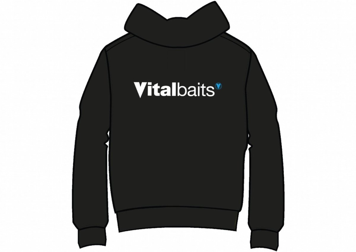 Sudadera Vitalbaits Azul con capucha - Tienda Carpfishing
