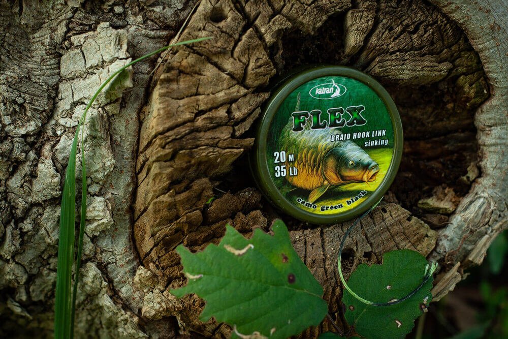 Trenzado Katran Coated Hooklink Flex 25 lb 20 m - Tienda Carpfishing