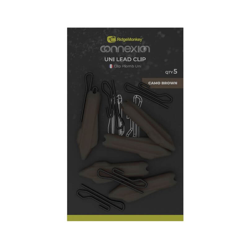 Lead Clip Uni Ridge Monkey Camo Brown