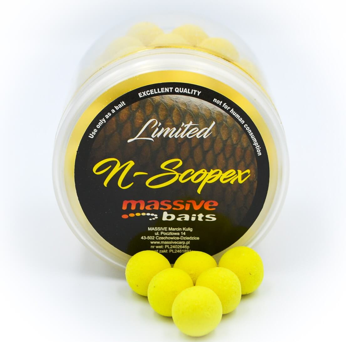 Pop ups N Scopex Massive Baits 14 mm