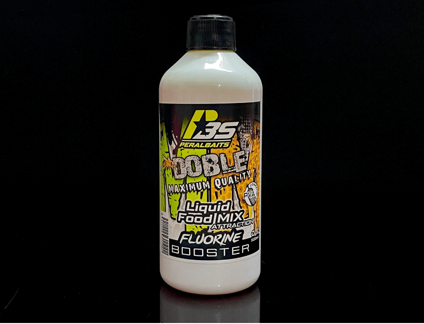 Remojo Booster Fluorine Peralbaits Doble M 500 ml