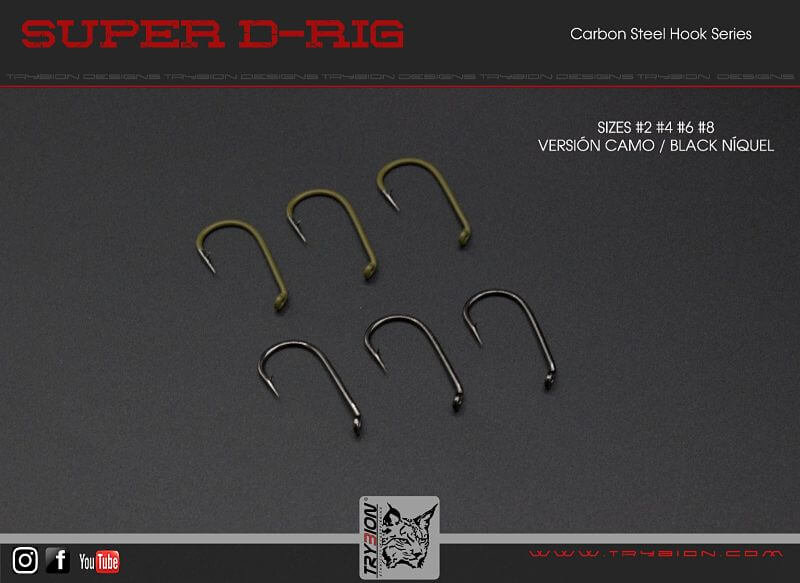 Anzuelos Trybion Super D - Rig - Tienda Carpfishing