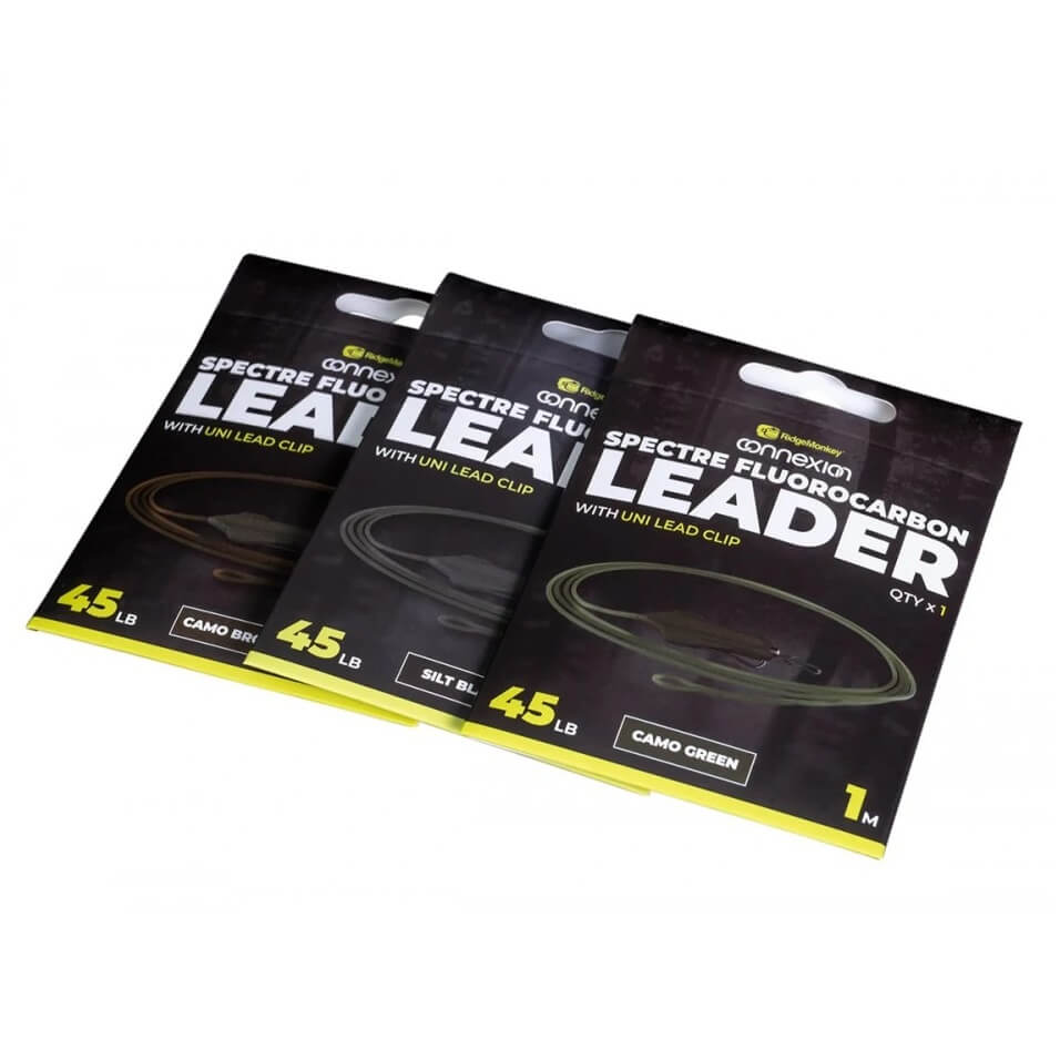 Leader Ridge Monkey Connecion Spectre Fluorocarbon Camo Verde - Tienda Carpfishing