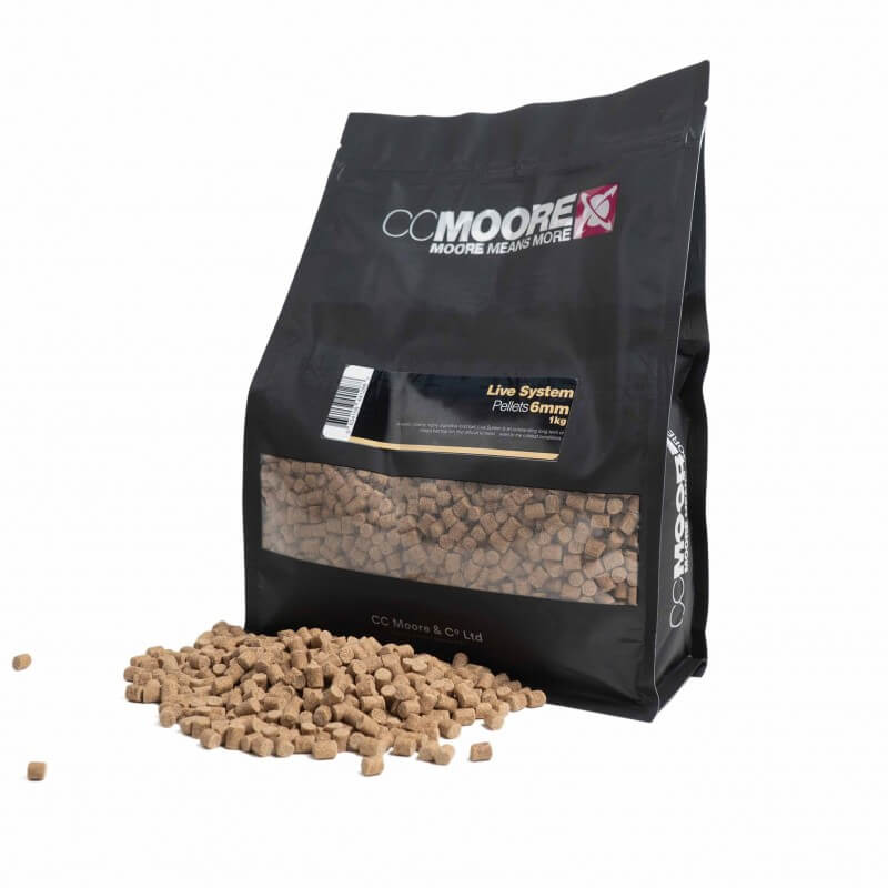 Pellets Ccmoore Live System 6 mm - Tienda Carpfishing