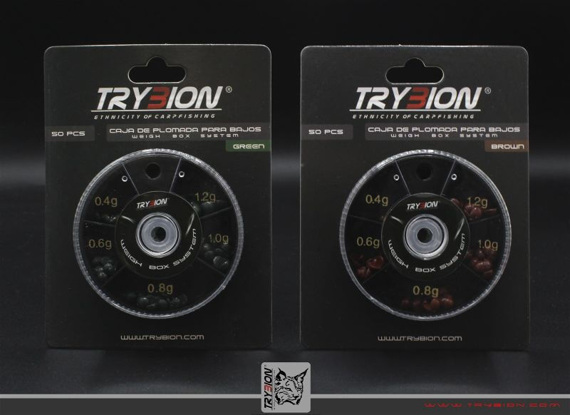 Plomos para bajos Trybion Marrón - Tienda Carpfishing