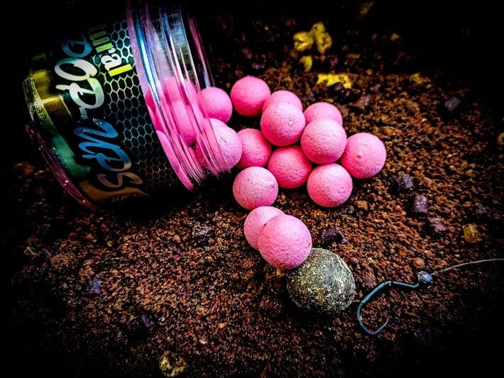 Pop Ups Pro Elite Baits Gold Antartic Krill Rosa 14 mm - Tienda Carpfishing