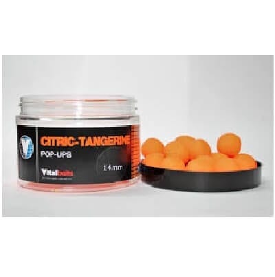 Pop ups Vitalbaits Citric Tangerine 14 mm - Tienda Carpfishing