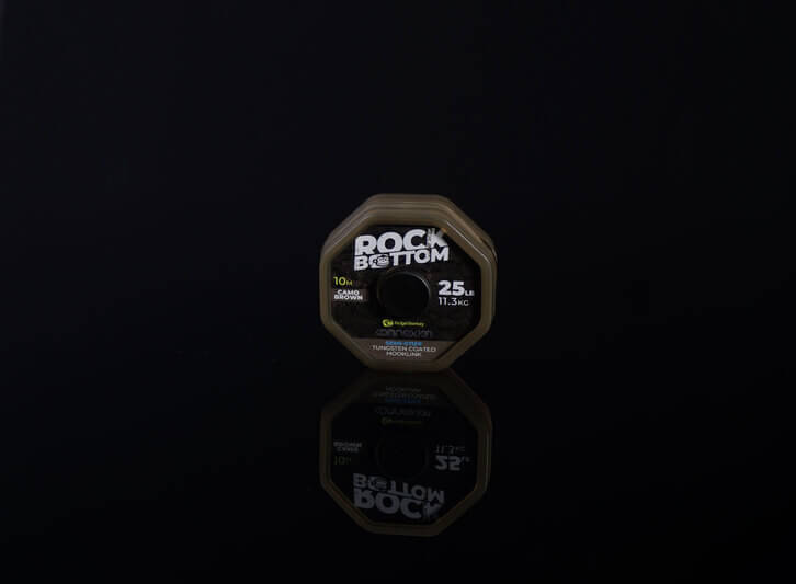 Trenzado Ridge Monkey Tungsteno Rock Bottom Semi Camo Verde 10 m - Tienda Carpfishing