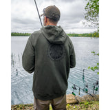 Sudadera Avid Carp Bearing Zip (Green)