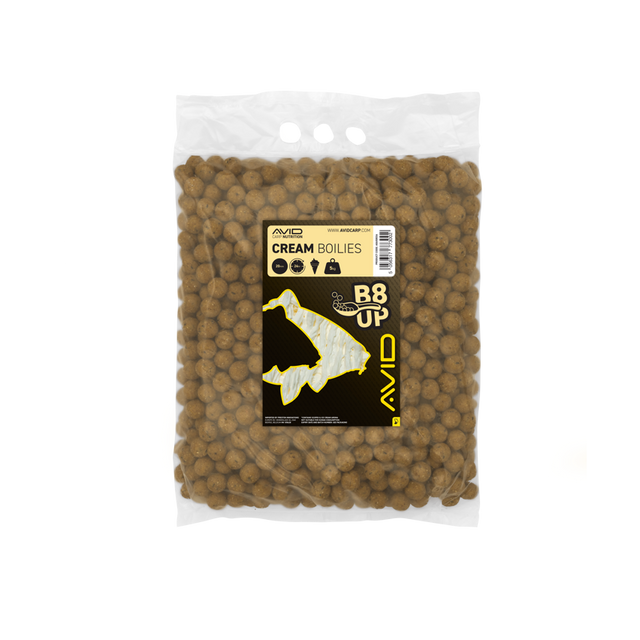 Boilies Avid Carp B8-Up Cream 20 mm 5 Kg - Tienda Carpfishing