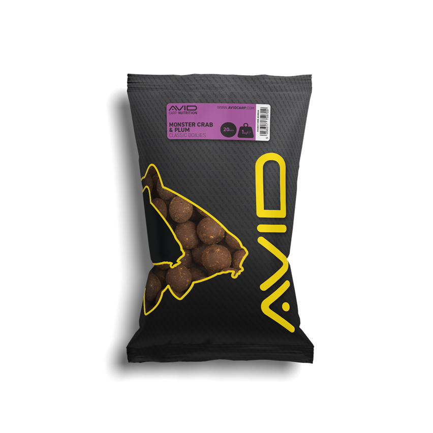 Boilies Avid Carp Classic Monster Crab & Śliwka 20 mm
