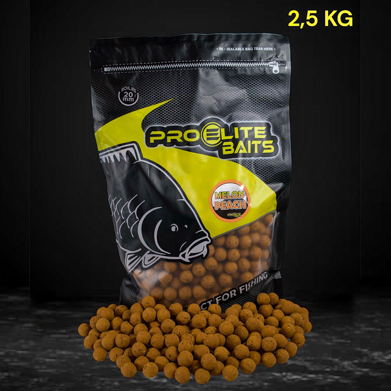 Boilies Pro Elite Baits Melon & Peach 20 mm 2,5 kg