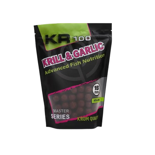 Boilies Rozpuszczalne Krom Quality Krill & Garlic 16 mm 800 g
