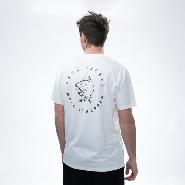 Koszulka Nash Make It Happen Carp Logo Biały
