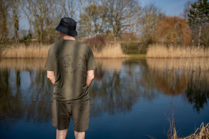 Koszulka Nash Make It Happen Carp Logo T Green