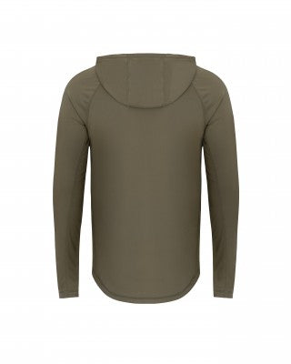 Koszulka techniczna Korda Ciemny khaki UPF