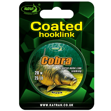 Plecionka Katran Coated Hooklink Cobra 25 lb 20 m