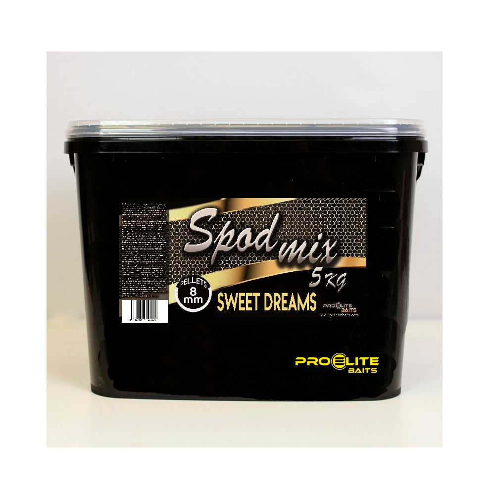 Kostka Pellets Spod Mix Pro Elite Baits Gold Sweet Dreams 8 mm 5 kg