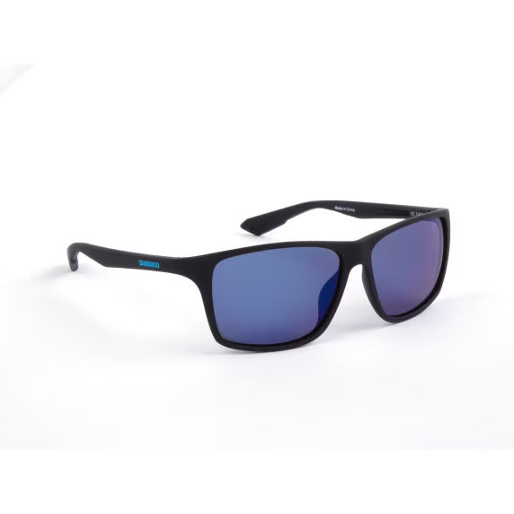 Okulary przeciwsłoneczne z polaryzacją Shimano Technium Matte Black i Blue