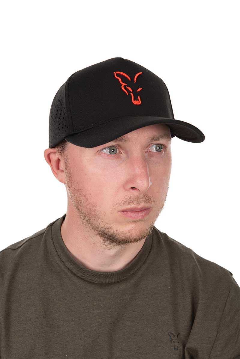 Gorra Fox Baseball Czarno-pomarańczowy