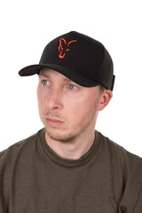 Gorra Fox Baseball Czarno-pomarańczowy