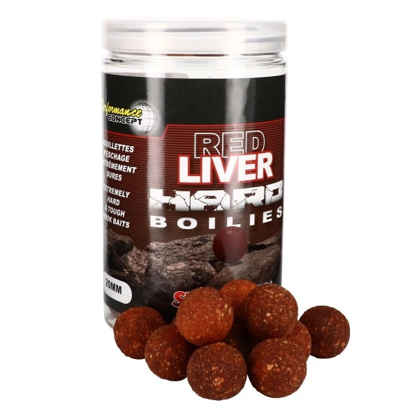 Hard Boilies Starbaits Red Liver - 20 mm